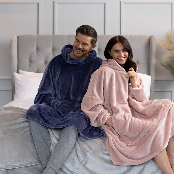 Mega Soul Warming Soft Fleece Oversized Snoodie Hoodie for Winter