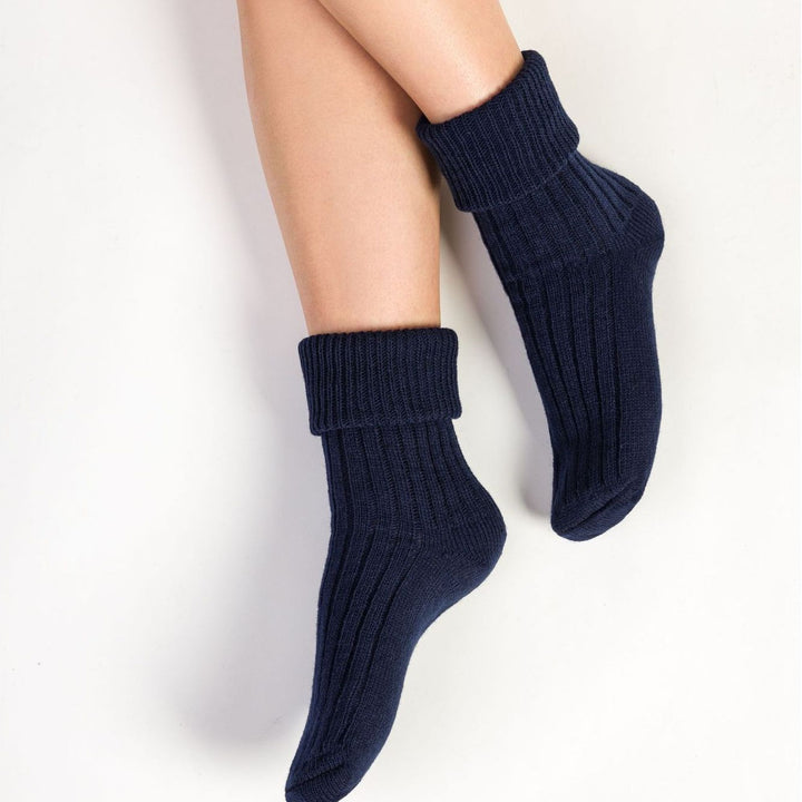 Ladies Wool Bed Socks Luxurious Super Soft Cosy Lounge Sleep Socks