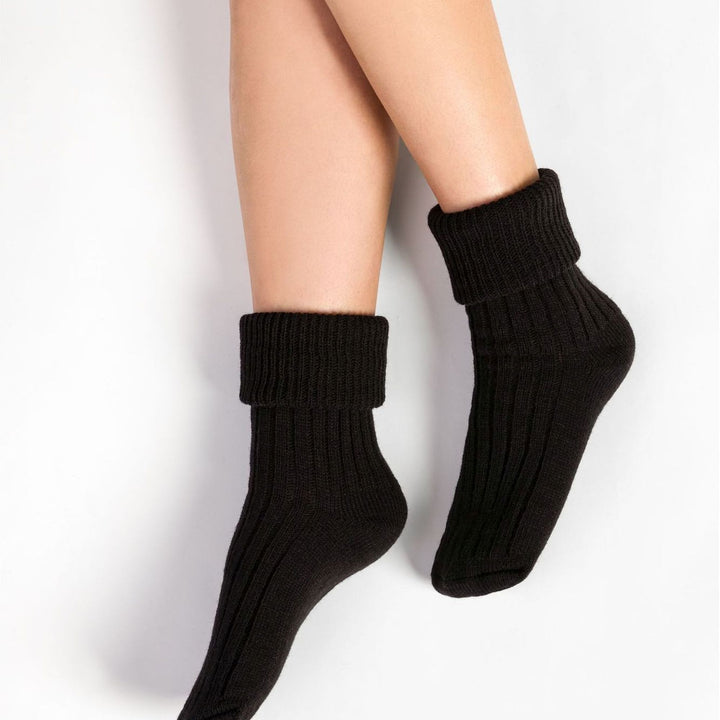 Ladies Wool Bed Socks Luxurious Super Soft Cosy Lounge Sleep Socks