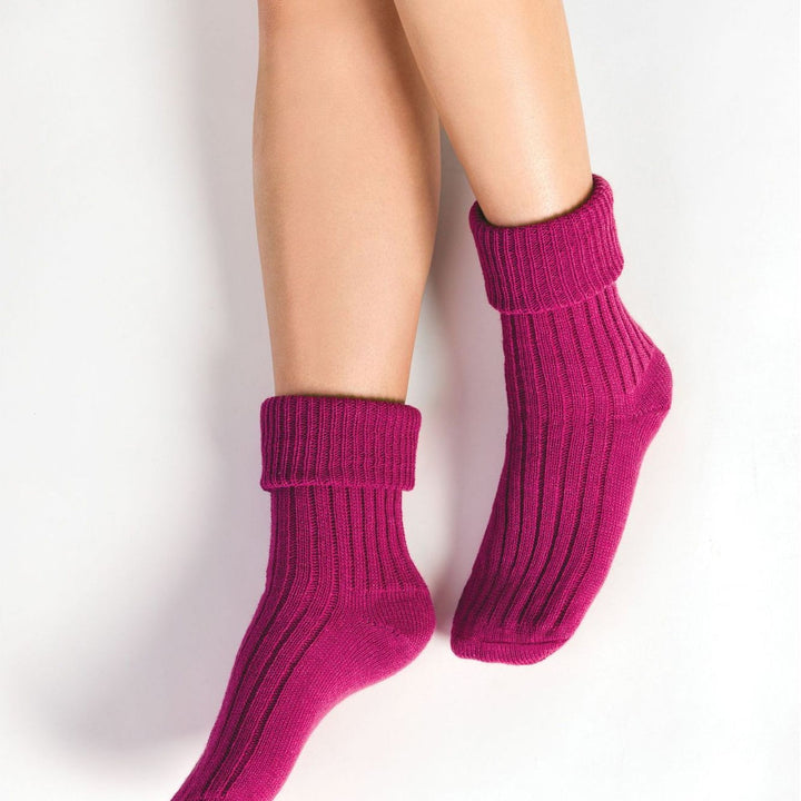 Ladies Wool Bed Socks Luxurious Super Soft Cosy Lounge Sleep Socks