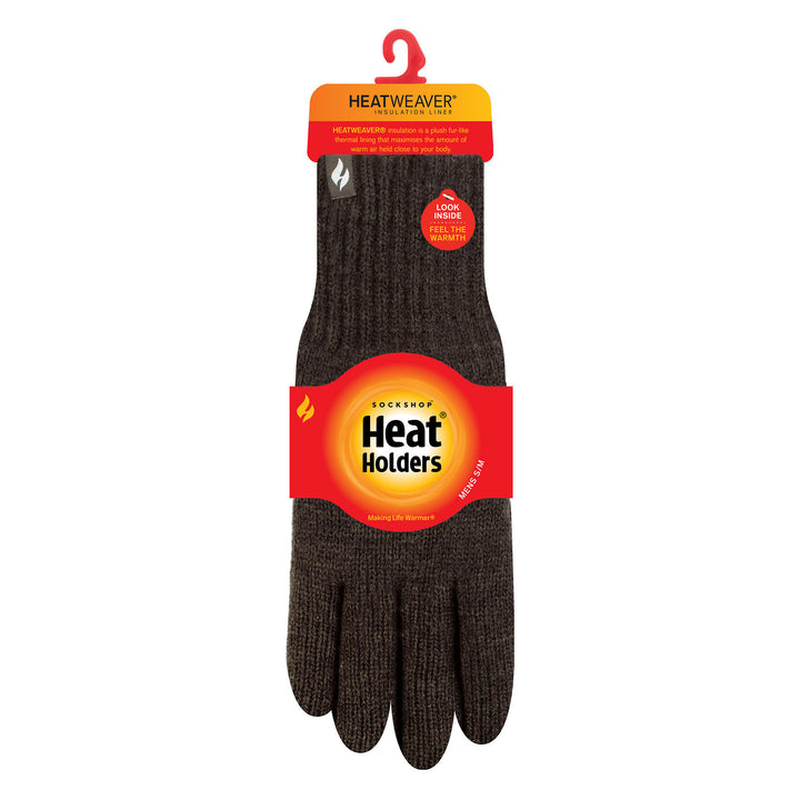 Gants thermiques d'hiver chauds et doux doublés en polaire pour hommes