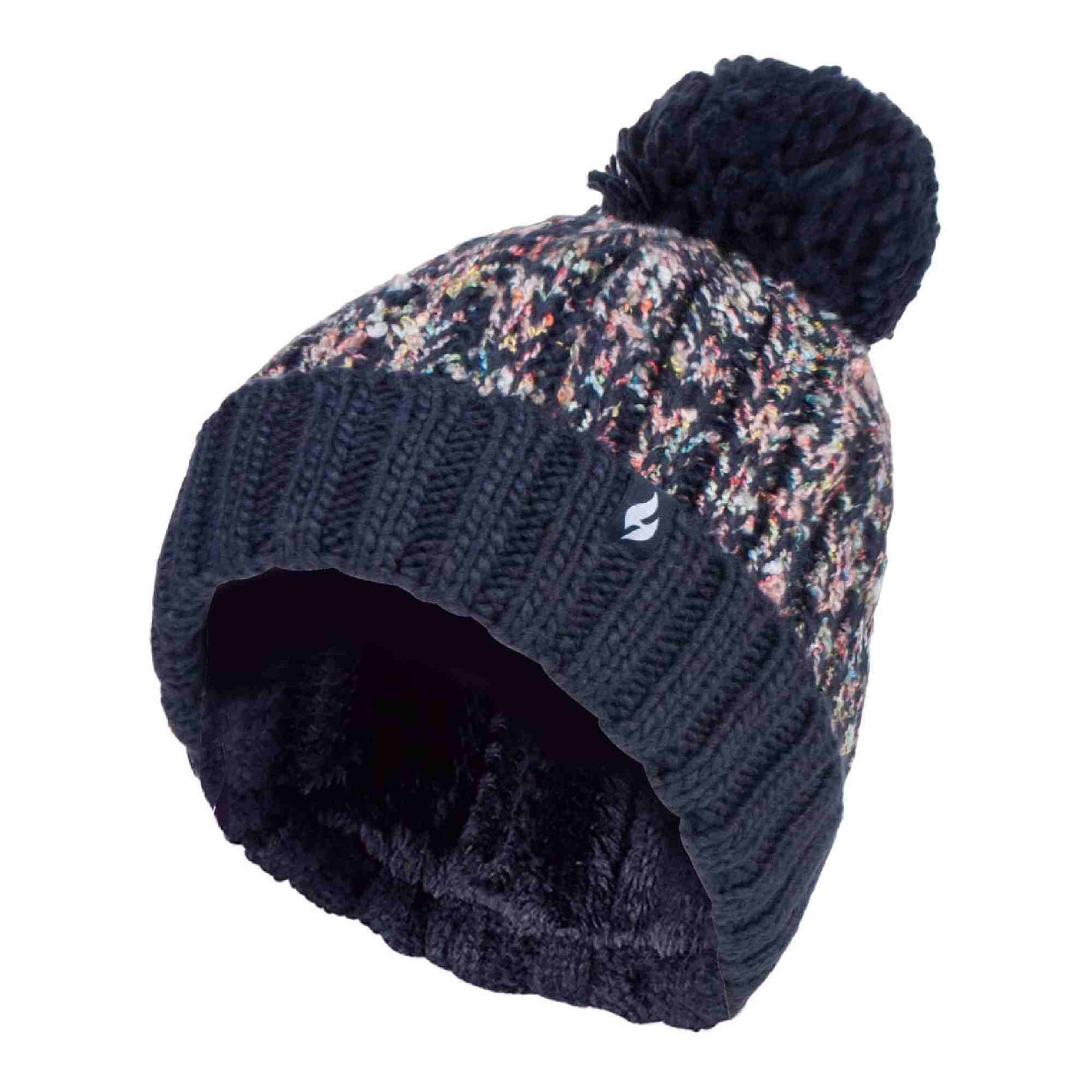 Ladies Bobble Hat with Large Pom Pom by Heat Holders – Sock Snob