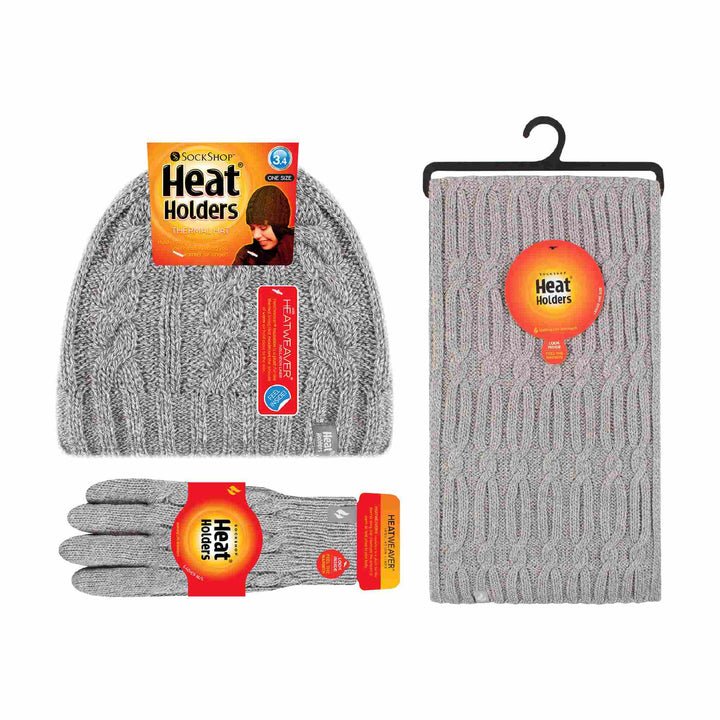 heat holders handschuhe damen Damen-Set aus Mütze, Schal und Handschuhen für den Winter von Heat Holders – Sock Snob