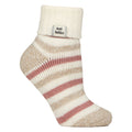 4-8 UK / Creme/Dunkle Cranberry