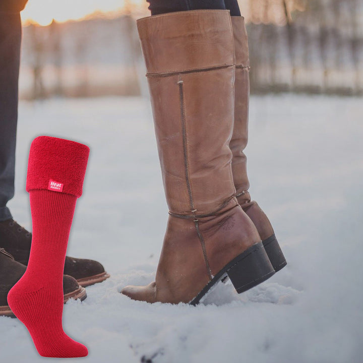 Ladies 2 Pack Wellington Soft Brushed Inner Boot Socks