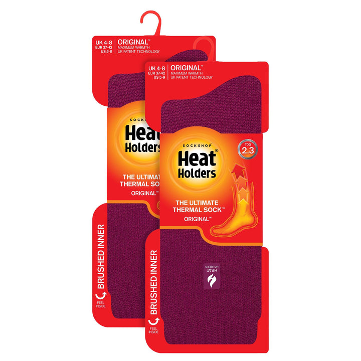 2 Pack Ladies Original Thermal Moisture Wicking Socks