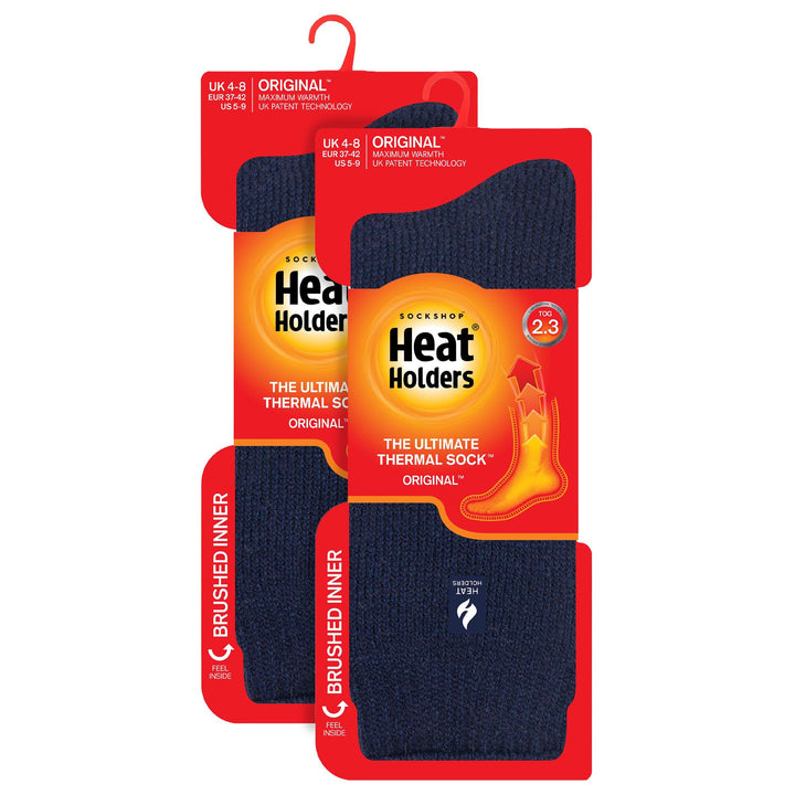 2 Pack Ladies Original Thermal Moisture Wicking Socks