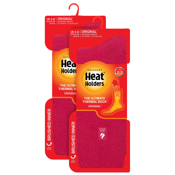 2 Pack Ladies Original Thermal Moisture Wicking Socks