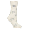 4-8 UK / Cremefarbene Schneeflocke