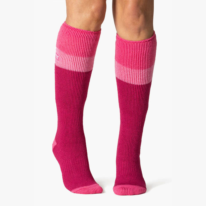 3 Pack Ladies Winter 2.3 TOG Thermal Long Knee High Ski Socks