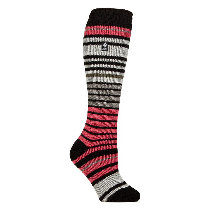 Ladies Thermal Striped Ski Socks