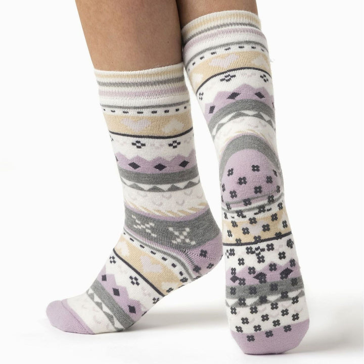 2 Pairs Womens Soul Warming Socks with Grips