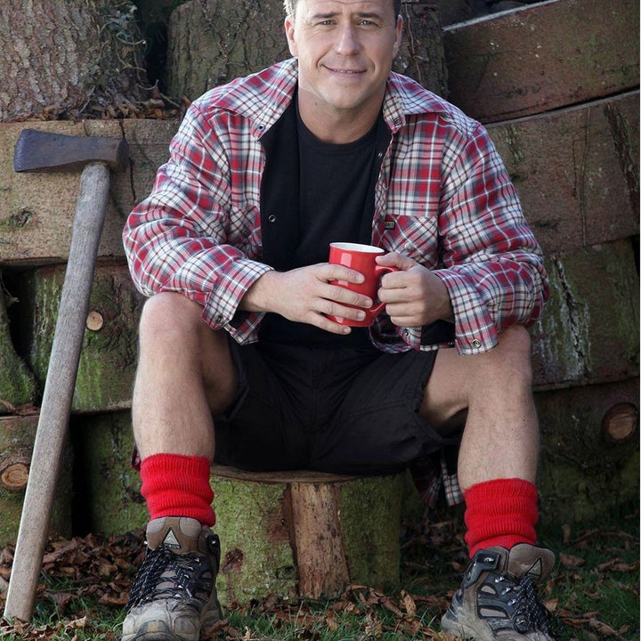 Mens 2 Pack Original Thermal Brushing Socks