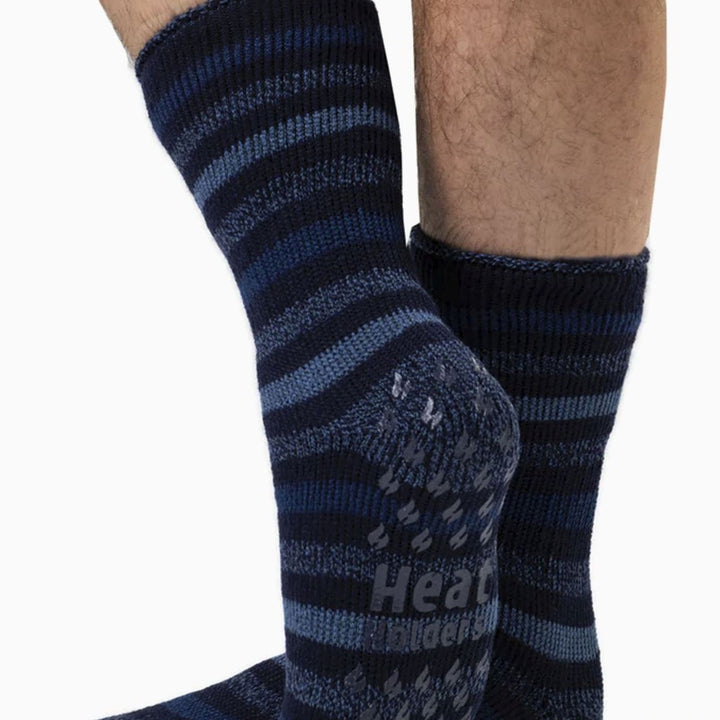 2 Pair Mens Winter Crew Slipper Socks