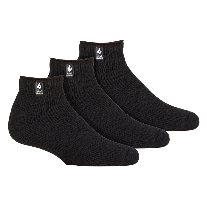 Mens 3 Pack Thermal Winter Soft Trainer Socks