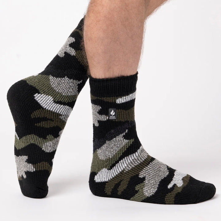 Mens Jacquard Thermal Socks for Winter