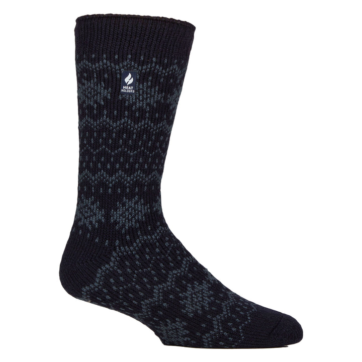 Mens Jacquard Thermal Socks for Winter