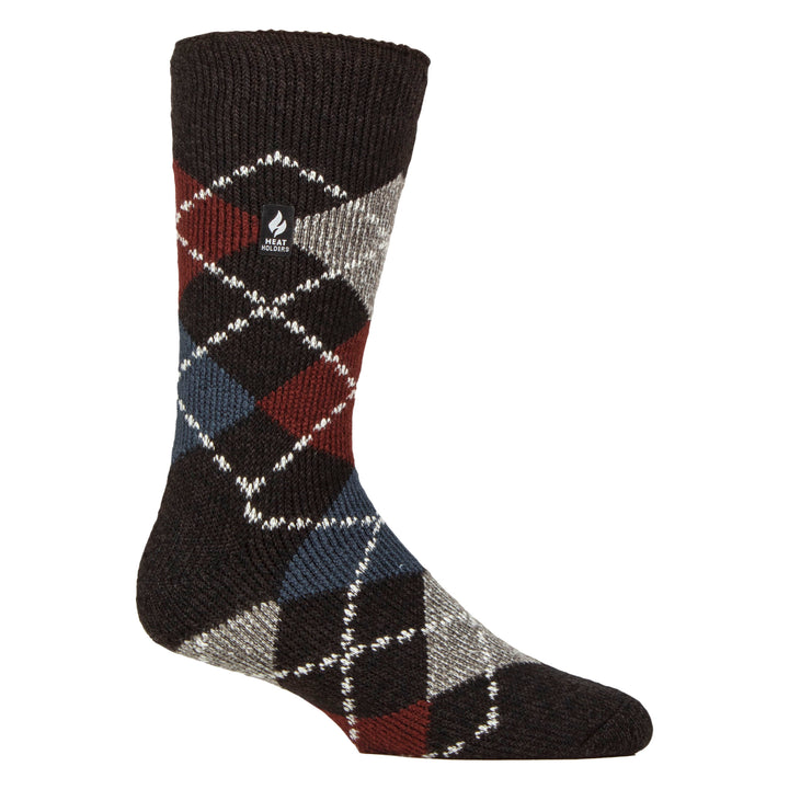 Mens Jacquard Thermal Socks for Winter