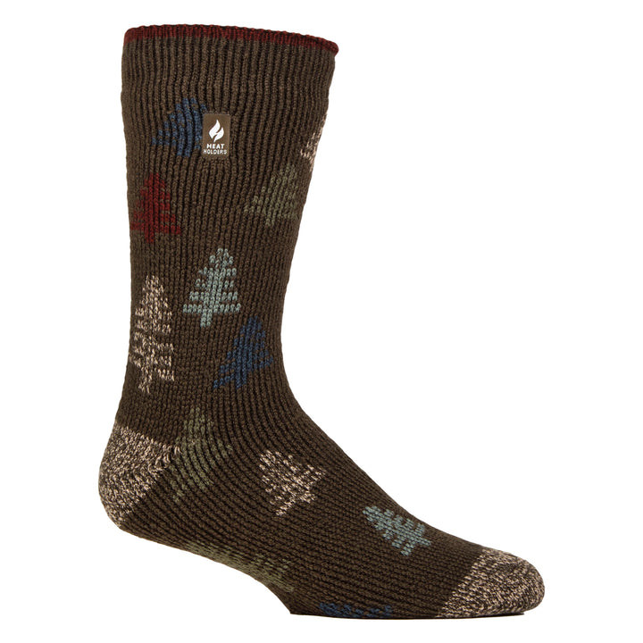 Mens Jacquard Thermal Socks for Winter