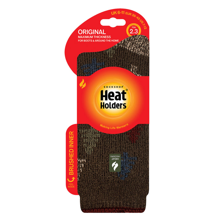 Mens Jacquard Thermal Socks for Winter