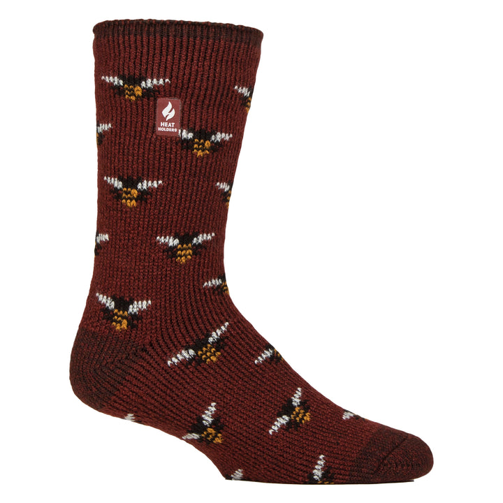 Mens Jacquard Thermal Socks for Winter