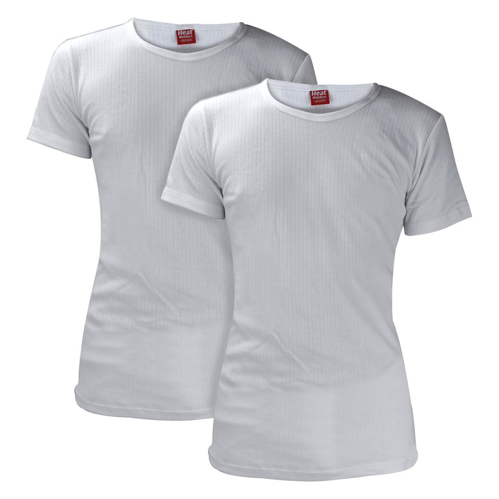 2 Pack Mens Short Sleeve Thermal Top for Winter