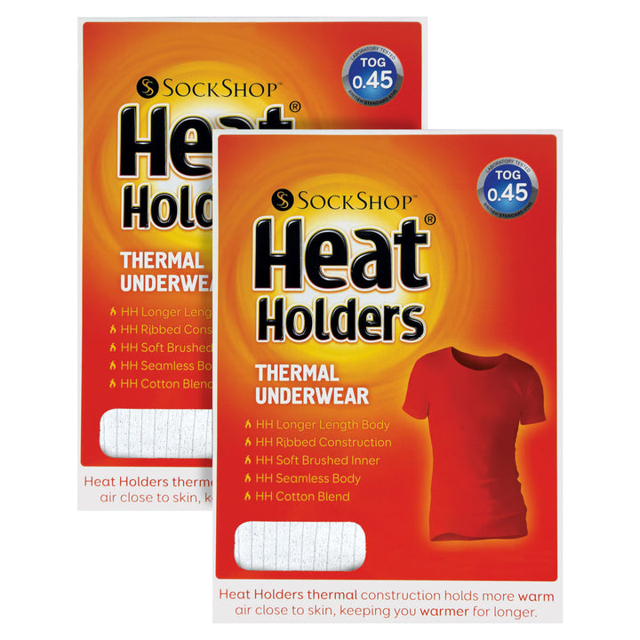 2 Pack Mens Short Sleeve Thermal Top for Winter