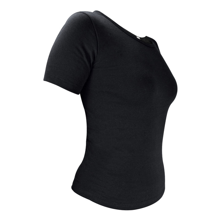 2 Pack Ladies Short Sleeve Thermal Top for Winter