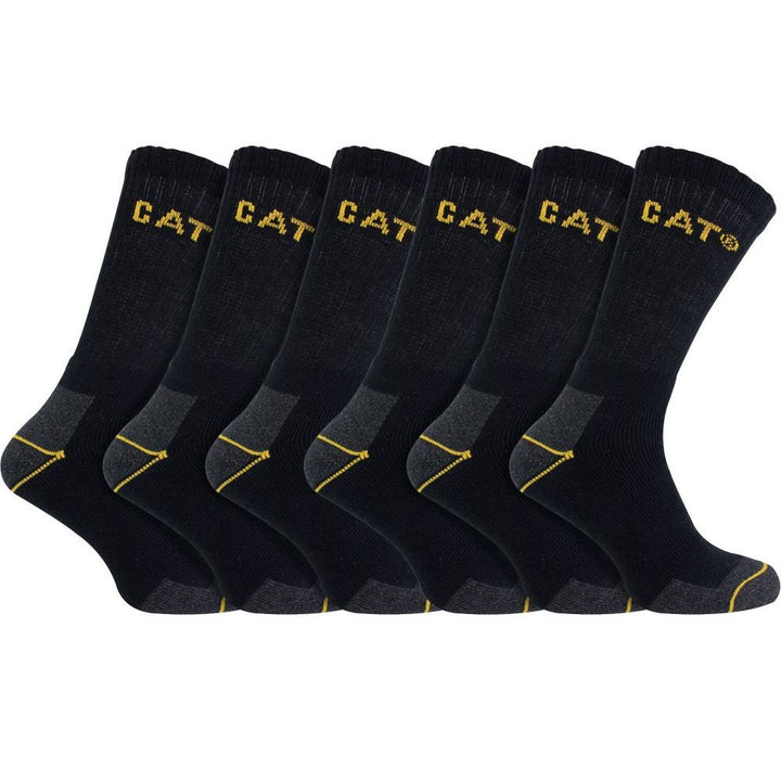 6 Pack Unisex Heavy Duty Work Socks for Steel Toe Boots