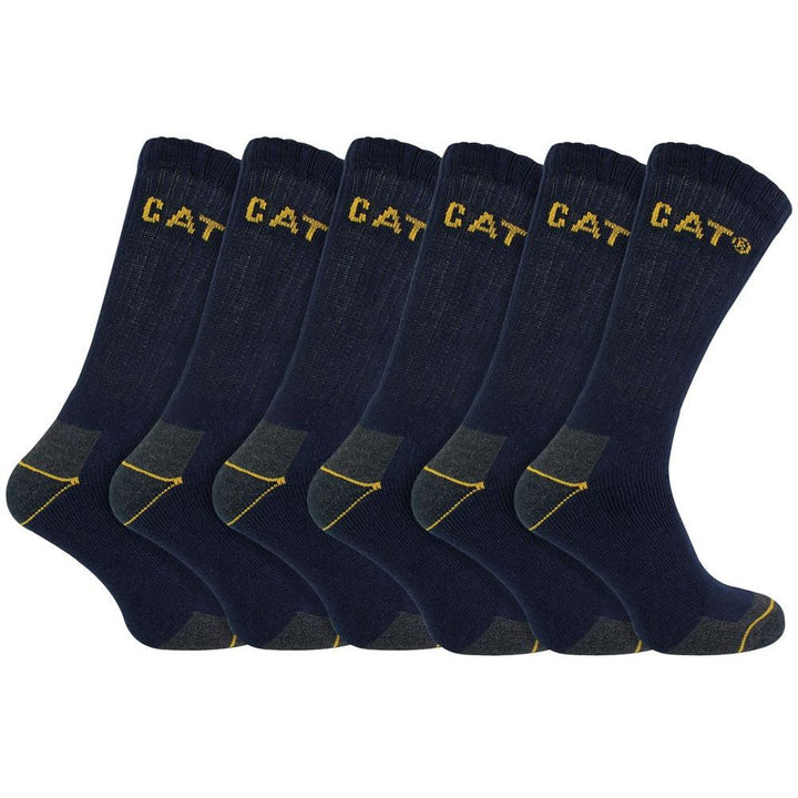 6 Pack Unisex Heavy Duty Work Socks for Steel Toe Boots