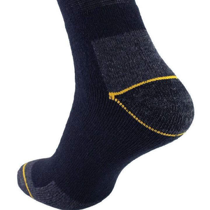 6 Pack Unisex Heavy Duty Work Socks for Steel Toe Boots