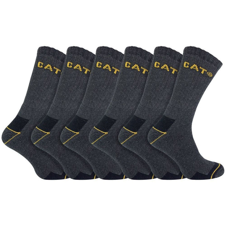 6 Pack Unisex Heavy Duty Work Socks for Steel Toe Boots
