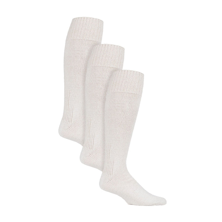 3 Pack Fisherman Socks | Long Wool Boot Socks for Men | Knee High Angling Socks