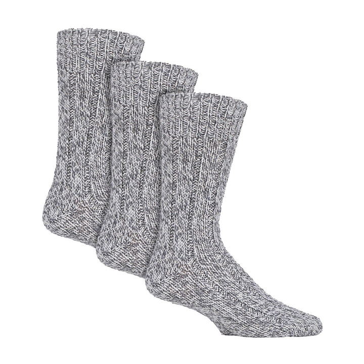 3 Pack Mens Wool Boot Socks | Thick Pennine Walker Socks | Outdoor Hiking Socks
