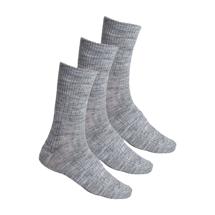 3 Pairs Ladies Alpaca Wool Winter Cushioned Thick Boot Socks