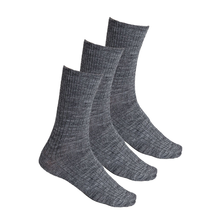 3 Pairs Ladies Alpaca Wool Winter Cushioned Thick Boot Socks