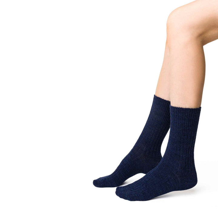 3 Pairs Ladies Alpaca Wool Winter Cushioned Thick Boot Socks