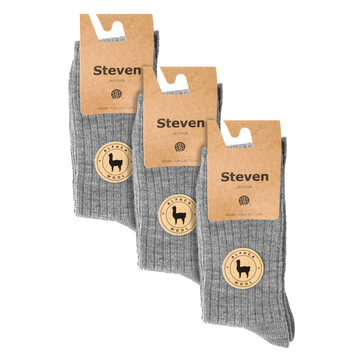 3 Pairs Mens Alpaca Wool Winter Thick Warm Boot Socks