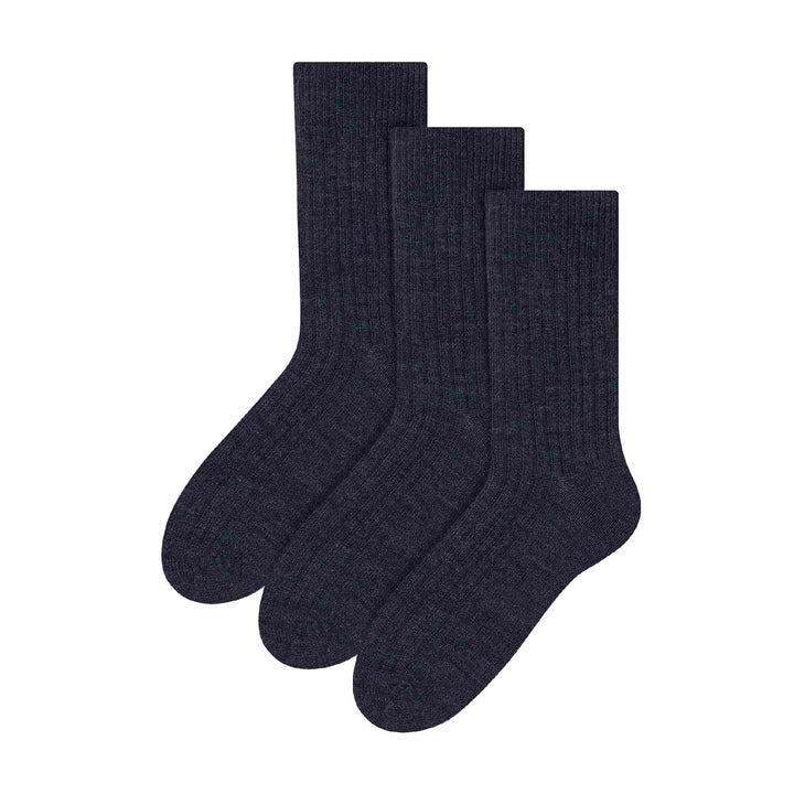 3 Pairs Mens Alpaca Wool Winter Thick Warm Boot Socks