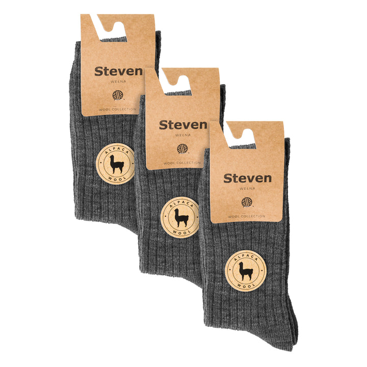 3 Pairs Mens Alpaca Wool Winter Thick Warm Boot Socks