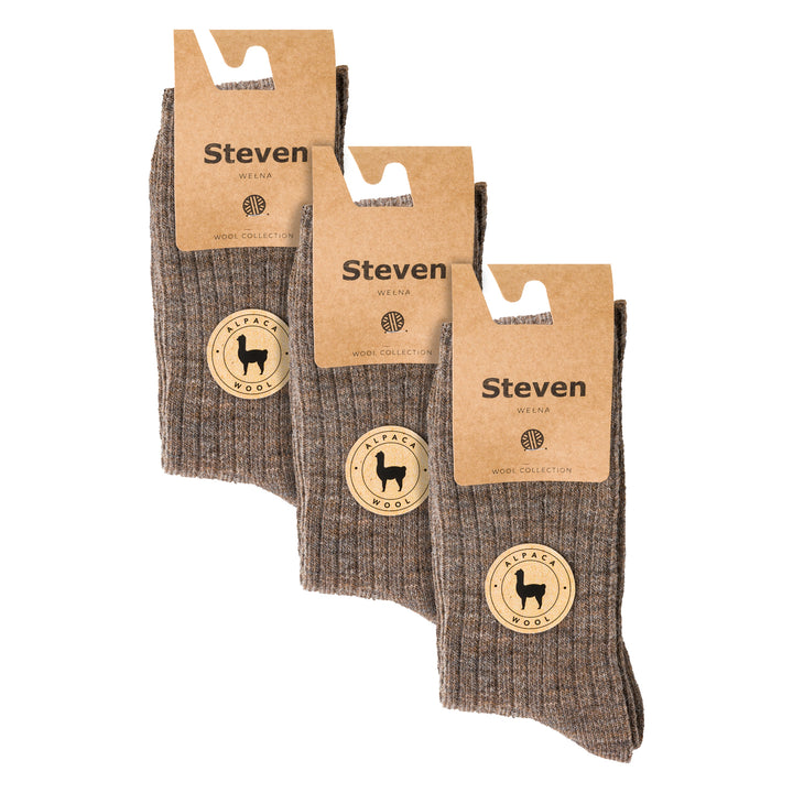 3 Pairs Mens Alpaca Wool Winter Thick Warm Boot Socks