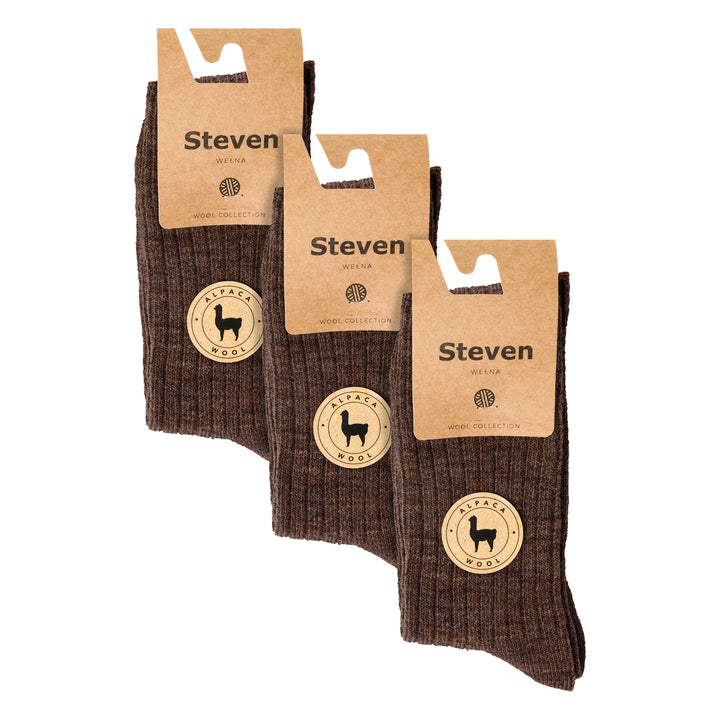 3 Pairs Mens Alpaca Wool Winter Thick Warm Boot Socks