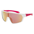 One Size / Matt White / Neon Pink