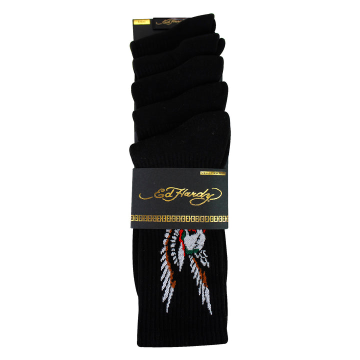 5 Pairs Mens Crew  Socks - Breathable Novelty Patterned Socks