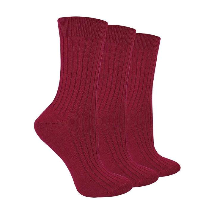 3 Pairs Ladies Merino Wool Winter Thick Cushion Warm Boot Socks