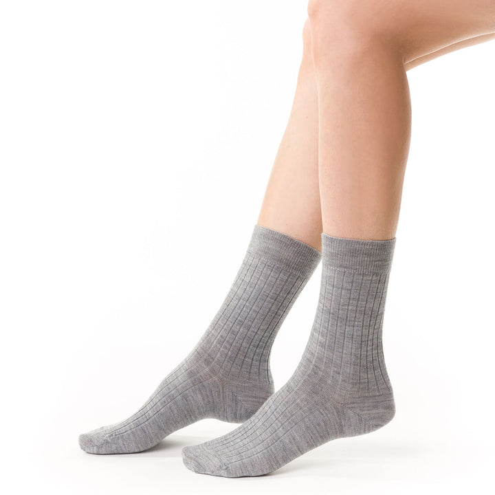 3 Pairs Ladies Merino Wool Winter Thick Cushion Warm Boot Socks