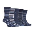 6-11 Royaume-Uni / Bleu denim (rayé)