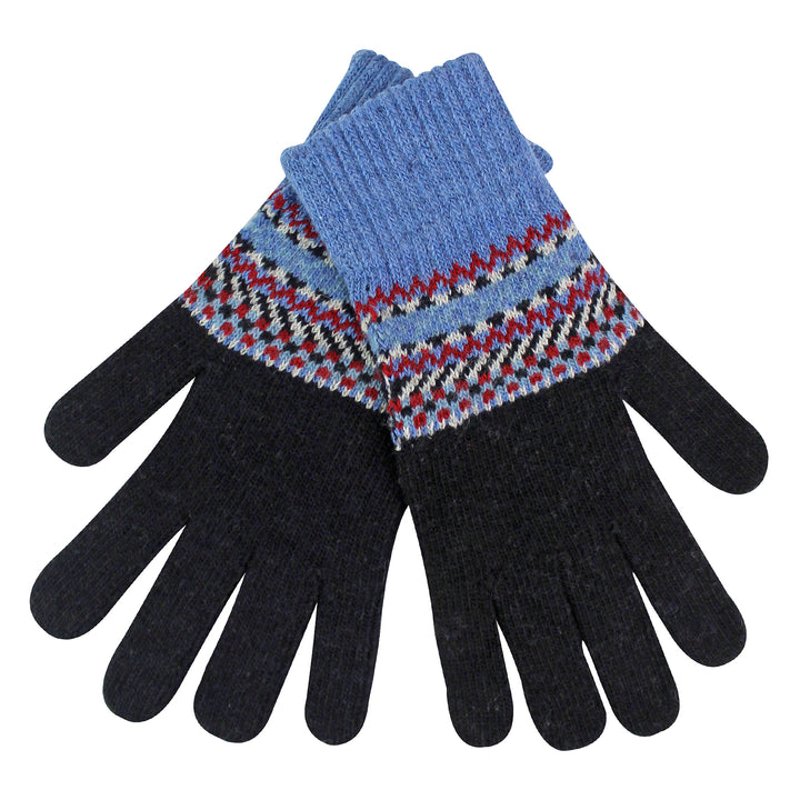 Mens Wool Gloves | Winter Cute Fairisle Gloves for Cold Weather