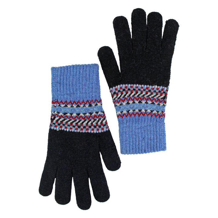 Mens Wool Gloves | Winter Cute Fairisle Gloves for Cold Weather