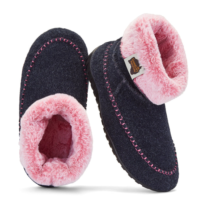 Ossa High – Damen – Marineblau & Rosa